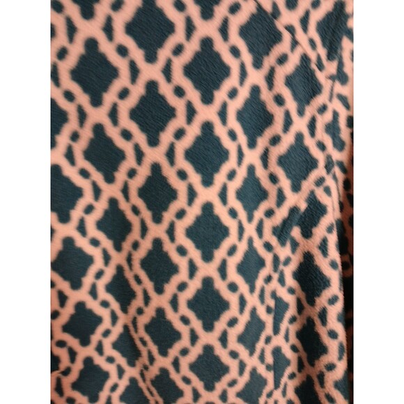 Lands End Womens 2x Fleeze Pullover 1/4 Zip Blue-White Outdoors Hike Camp Fish - Picture 5 of 16